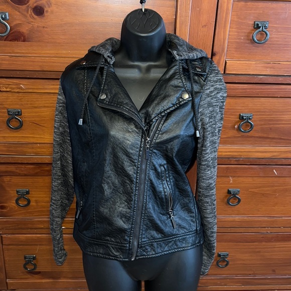 Kohls Jackets & Coats Black Leather Jacket Poshmark